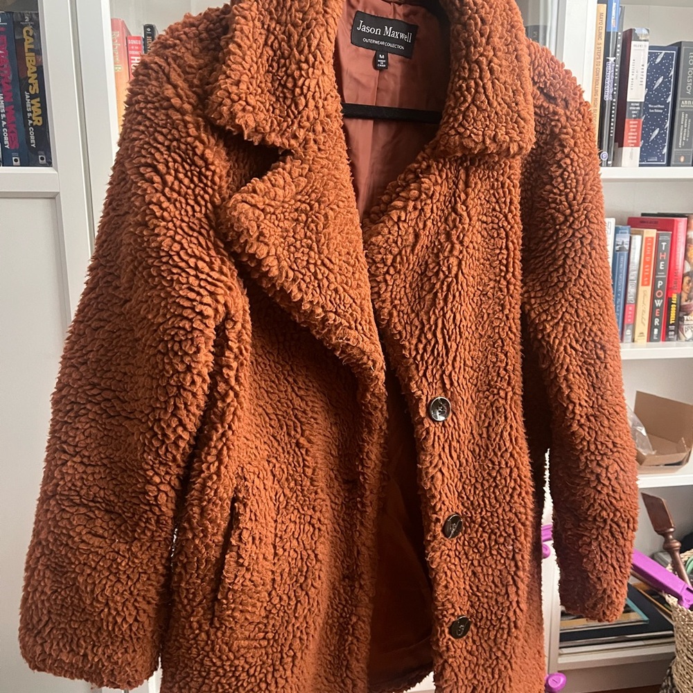 Jason Maxwell Women's Rust Teddy Jacket